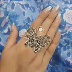 Buy Sterling Silver Whimsical Butterfly Ring