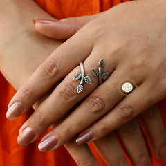 Memories Wrapped Leaf Ring