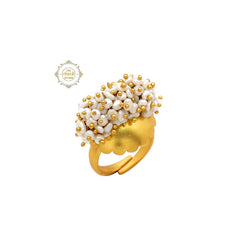 Pearl Bunch Umbrella Statement Ring