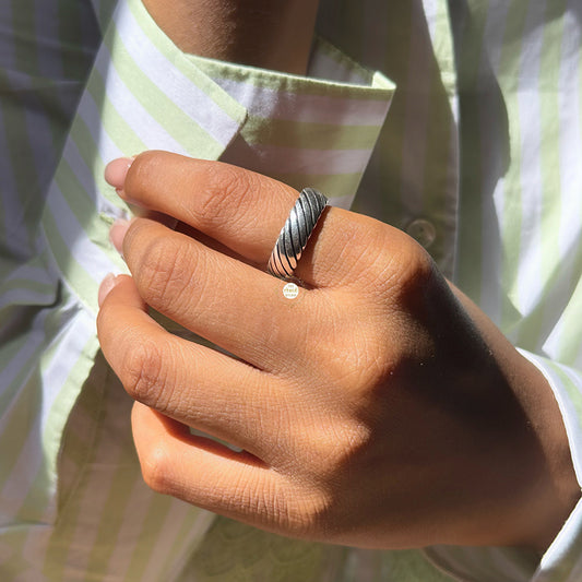 Unisex Rope Band Ring