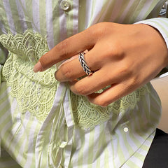 Unisex Braid Band Ring