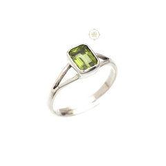 Peridot Semi Precious Stone Ring