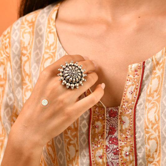 Statement Gumbad Ring