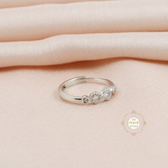 Sparkling Silver Infinity Ring