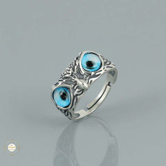 Sterling SilverSparkling Owl Ring