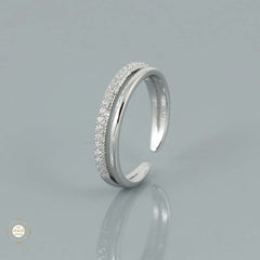 Sterling Silver Sparkling Twilight Twinkle Ring