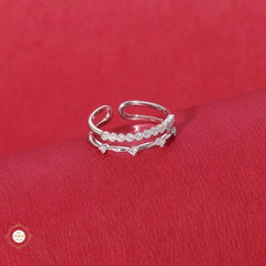 Sterling Silver Sparkling Twinkle Treasure Ring