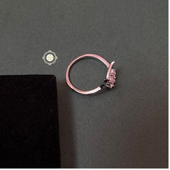 Sparkling Silver Solitaire Ring
