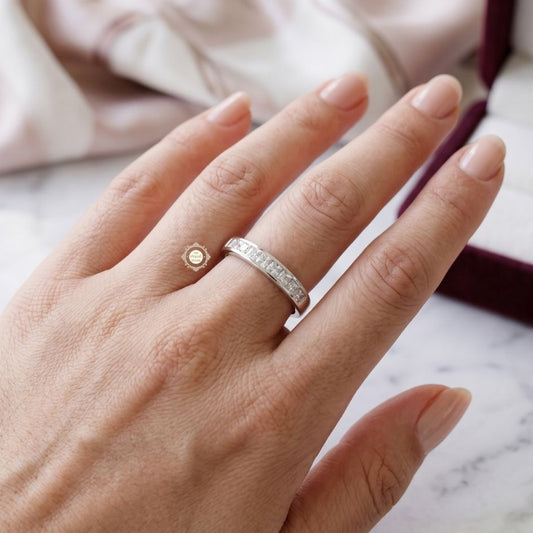 Sparkling Silver Twilight Ring