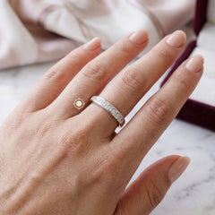 Sparkling Silver Twilight Ring