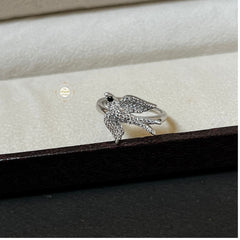 Sparkling Silver Sparrow Ring