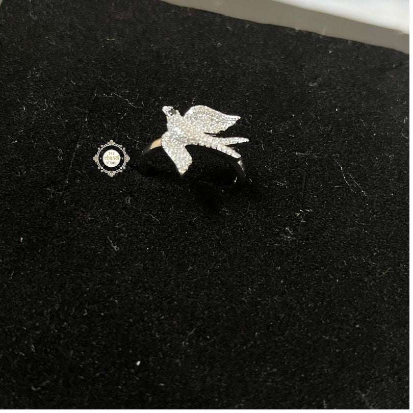 Sparkling Silver Sparrow Ring