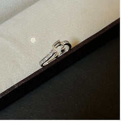 Silver Music Lover Sparkling Ring