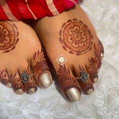 Little Peacock Toe Ring