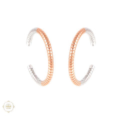 Sterling Silver Sparkling Dual Tone Toe Ring