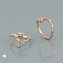 Sterling Silver Sparkling Mist Toe Ring