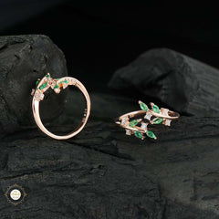 Sterling Silver Sparkling Radiant Blossom Toe Ring