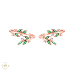 Sterling Silver Sparkling Radiant Blossom Toe Ring