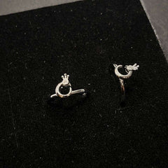 Sterling Silver Sparkling Pihu Toe Ring
