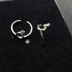 Sterling Silver Sparkling Pihu Toe Ring