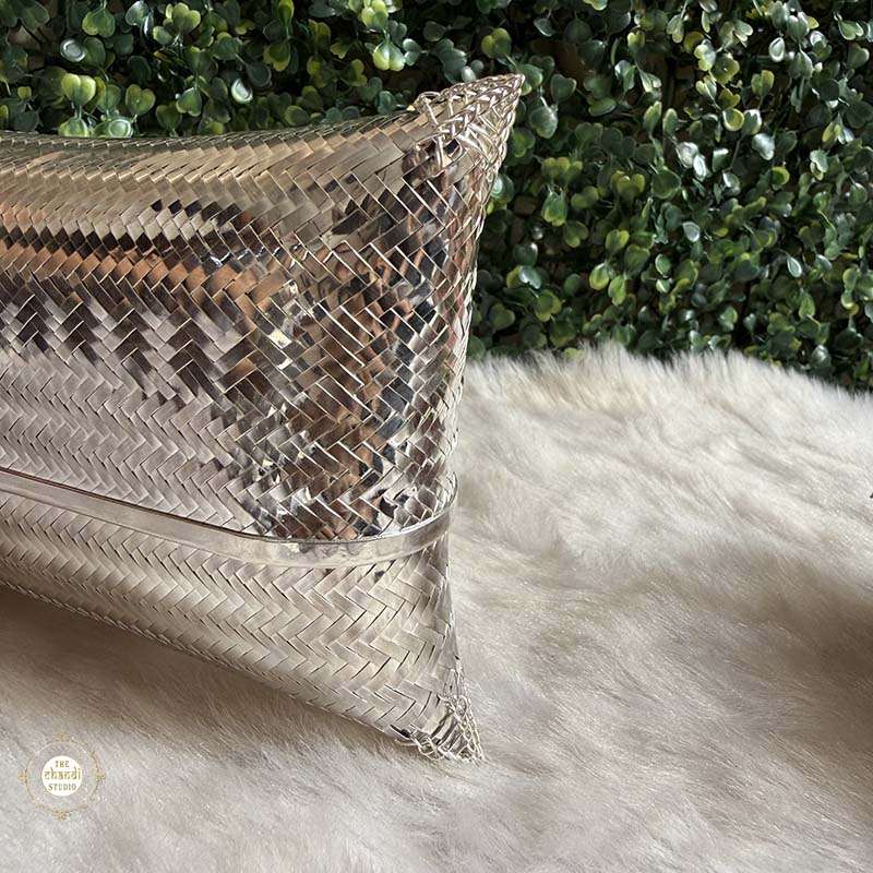 Sterling Silver Rajwada Chatai Box Purse