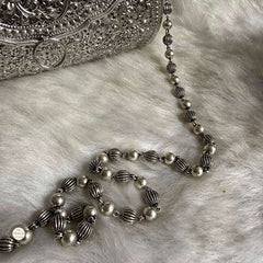 Sterling Silver Mini Flower Statement Purse