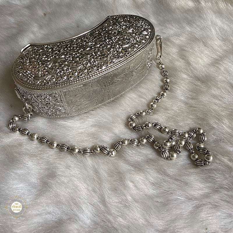 Sterling Silver Jashn Chitai Purse