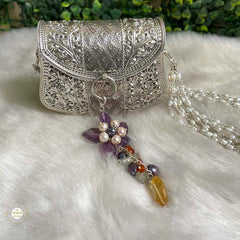 Sterling Silver Jashn Chitai Purse