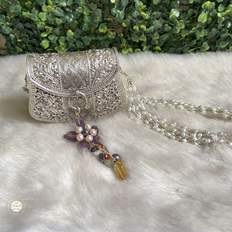 Buy Sterling Silver Modern Mini purse Online