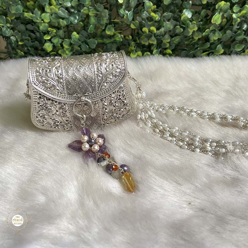 Buy Sterling Silver Modern Mini purse Online