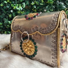 Sterling Silver Jashn Mini Purse