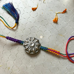 Sterling Silver Mutli Thread Rakhi