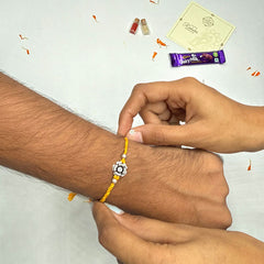 Sterling Silver 'Timeless Flower' Rakhi