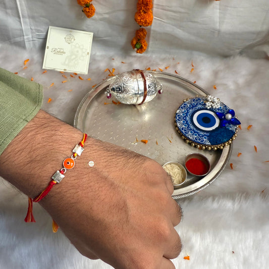 'Evil Eye' Rakhi - Orange