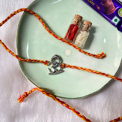 Sterling Silver Om Rakhi