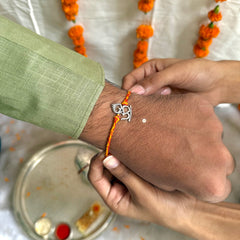 Sterling Silver Om Rakhi