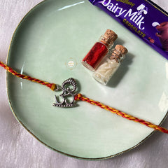 Sterling Silver Om Rakhi