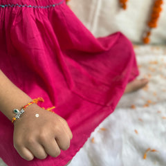 Sterling Silver Krishna Rakhi