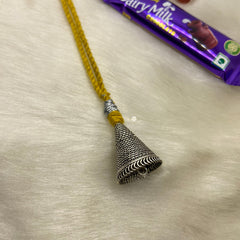 Sterling Silver Lumba Rakhi (Yellow)