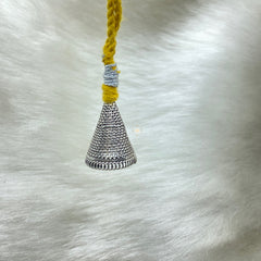 Sterling Silver Lumba Rakhi (Yellow)