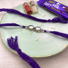 925 Sterling Silver Rakhi Mirror Rakhi