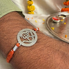 Sterling Silver Om Rakhi