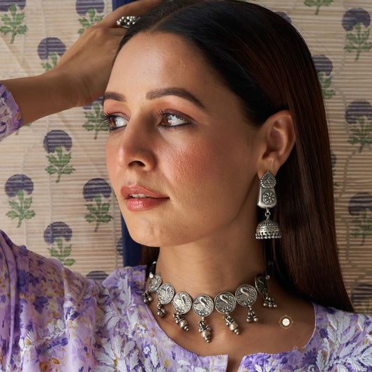 Sterling Silver Nazaakat Jhumki