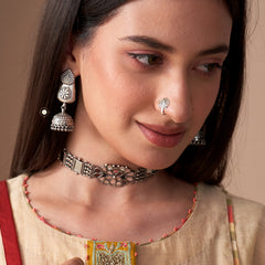Sterling Silver Nazaakat Jhumki