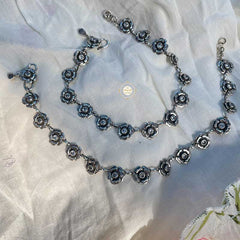 Rose Pure Silver 925 Anklet
