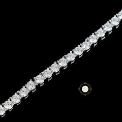 Sparkling Silver Treasure Shimmering Bracelet