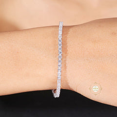 Sparkling Silver Treasure Shimmering Bracelet