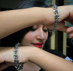 Dilkash Rose Bangle (Piece)