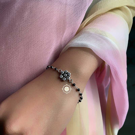 Floral Mangalsutra Bracelet (Piece)