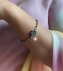 Floral Mangalsutra Bracelet (Piece)